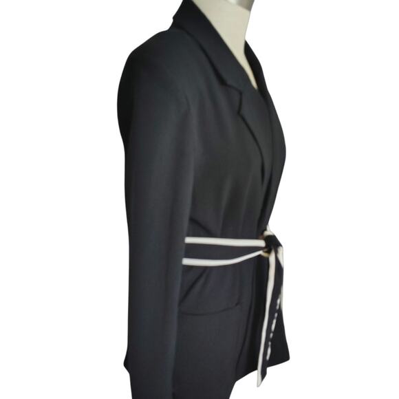 Jason Wu Belted Blazer Black Womens Size Small - Picture 3 of 7